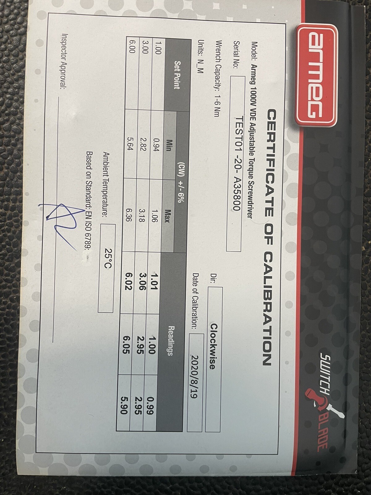 Armed Torque Screwdriver eBay