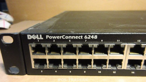 Dell PowerConnect 6248 48x10/100/1000 4 SFP Layer 3 Switch INCL STACKING MODULE - Bild 3 von 5