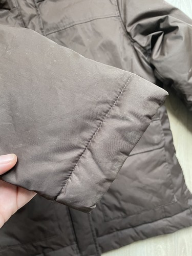 Columbia Small Brown Down Feather Filled Full Zip Outdoor Jacket Coat Puffer - Picture 9 of 23