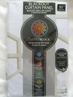 SMART BLOCK CHROMA GEO TAN 95" LENGTH BLACKOUT CURTAIN PANEL - NEW