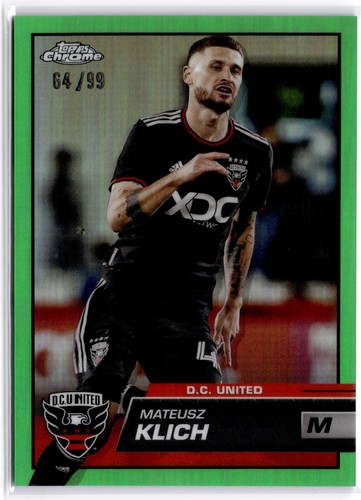 2023 Topps Chrome MLS Green Refractor 1-200 (Complete Your Set) /99 - Picture 183 of 296