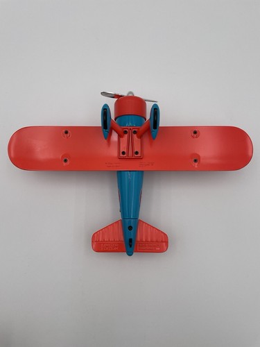 1934 STEARMAN BIPLANE RICHARD PETTY #43 BLUE & Red STP COIN BANK (ITEM #00448B) - Picture 5 of 8