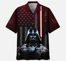 Star Wars Darth Vader American Flag 3D HAWAII SHIRT HALLOWEEN GIFT BEST PRICE
