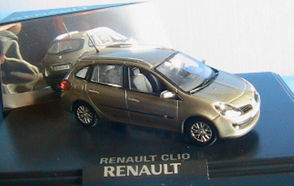 Renault Clio 3 Estate 2008 Norev 1/43 le cadeau idéal pour passionné d'automobiles françaises