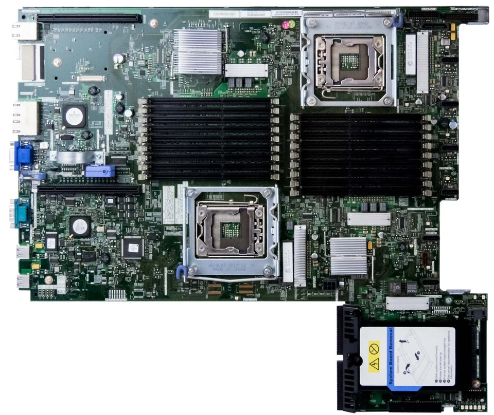 Original IBM 00D3284 59Y3529 2x LGA 1366 DDR3 For System X X3650 M3 Motherboard - Image 2 of 2