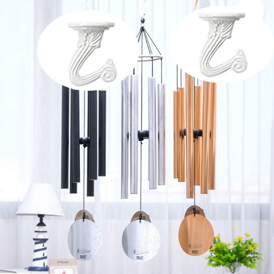 6 Sets White Ceiling Hooks for Hanging Plant, Heavy Duty Swag Toggle