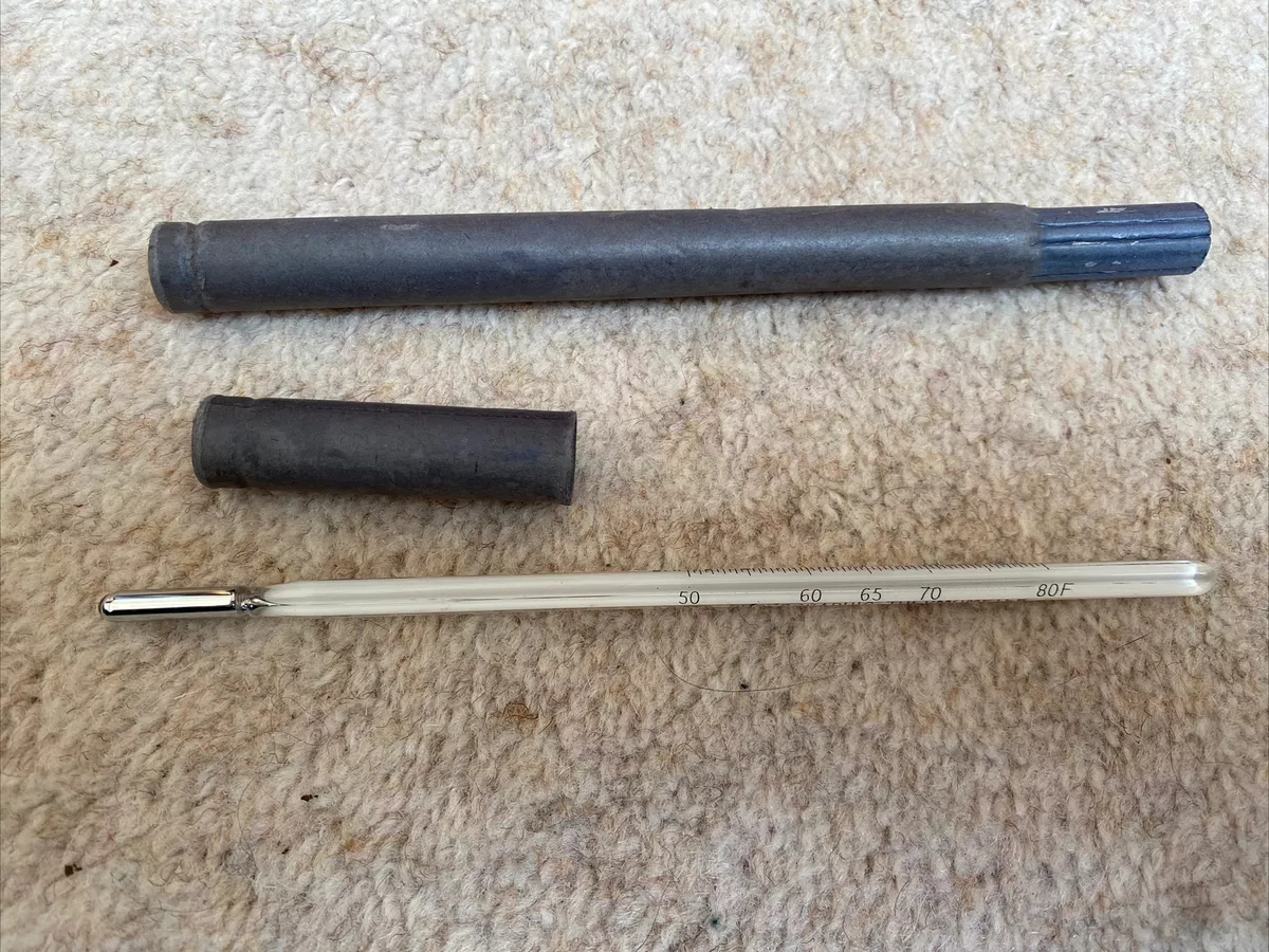 Vintage boots the chemist photographic Thermometer with case