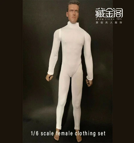 Collant tuta elastico scala 1/6 body vestiti vestibilità 12'' uomo PH TBL figura - Foto 15 di 19