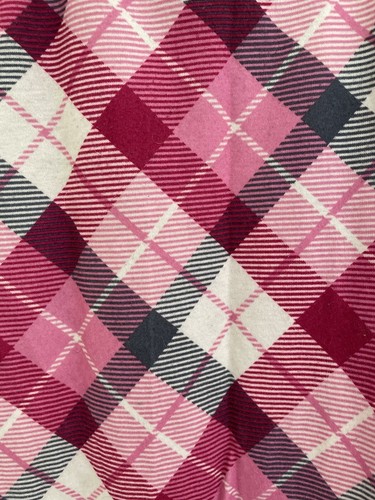 wonder nation Kids Girls Pink Plaid Polyester Short Sleeve Night Gown Pink S 6 - Picture 4 of 4