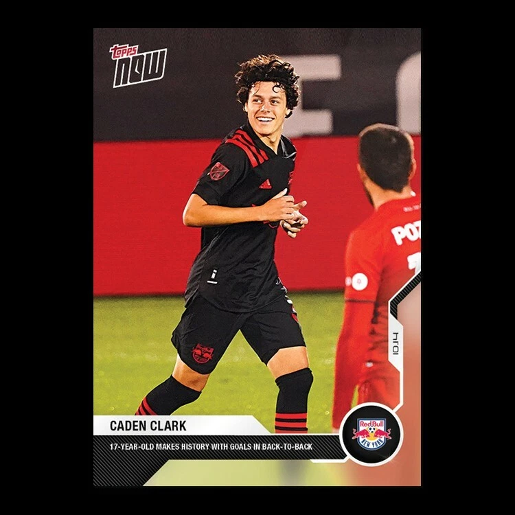 3 Card Rookie Pack CADEN CLARK RC #34 #39 #56 Topps Now MLS Soccer 2020 Leipzig - Image 4 of 4