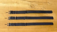 Mike Phoenix  Black Wrist Watch Strap Band Military Style See Sizes