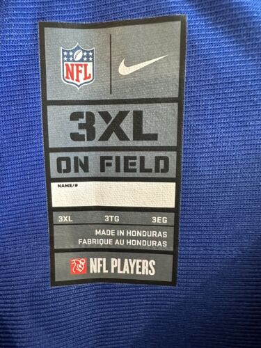 New York Giants Barkley #26 NFL Football Blau 3X Nike Trikot - Bild 3 von 4