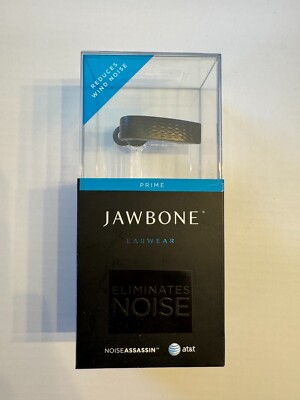 Jawbone Noise Assassin Prime Bluetooth Earwear Black Headset JBT03 New Sealed