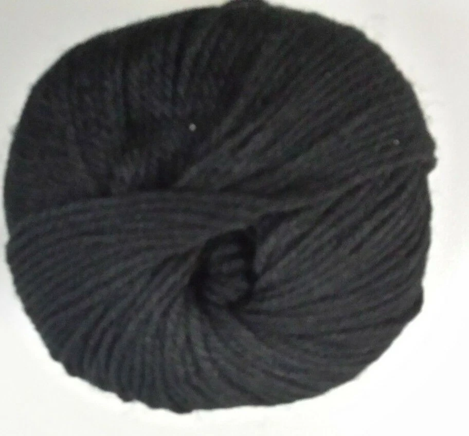 Heirloom Merino Magic 8 Ply #224 Raven Black 100% Wool 
