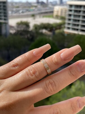 Pave Cartier Love Band With Engagement Ring Love Wedding Ring