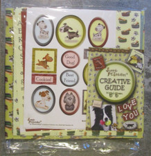 Sweet Potatoes 12x12 DOG Scrapbook Album Kit 10 sheets/20 pg, stickers, pages NW