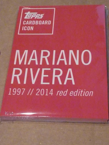 2015 Topps Cardboard Icon Mariano Rivera 5x7 Red Set #'d 6/10 1997/2014 + Bonus