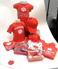 NCAA CLEMSON WHOLESALE LOT WITH TAGS SUPER SAVINGS!