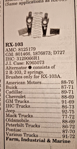 NOS VOLTAGE REGULATOR & BRUSH SET 71-85 CHEVROLET CARS TRUCKS VR111 CORVETTE - Picture 7 of 7
