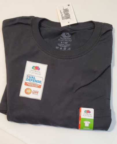 Mens Fruit of the Loom Platinum SS 