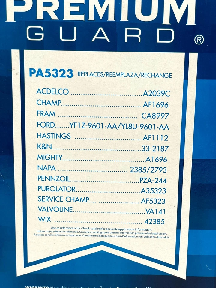 Filtro de ar PG PA5323 | Compatível com 2001-12 Ford Escape, 2000-07 Taurus, 2001-11 Mazda - Imagem 3 de 4