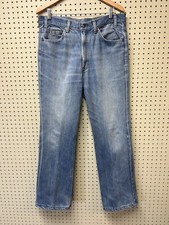 Vintage Levi  s Jeans 40517-0913 36X32 USA Made 80s Orange Tab Dentin Distressed