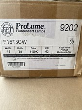 Box of 30 ProLume F15T8/CW 15W 4200K 18" T8 Linear Fluorescent Tube Light Bulb