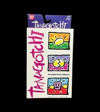 VTG SEALED 1996/1997 Bandai Tamagotchi Original VirtualReality Pet Blue  Yellow