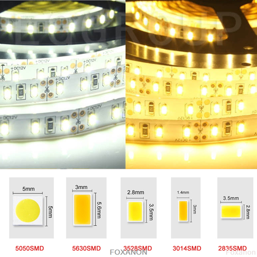 5M LED Flexible Strip Light 3528 2835 3014 5050 5630 5054 RGB Warm White DC 12V - Picture 4 of 46