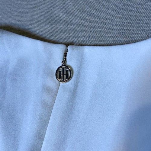 Tommy Hilfiger Fit & Flare Dress Womens 4 White Beige V Neck Tennis Country Club - Picture 12 of 13