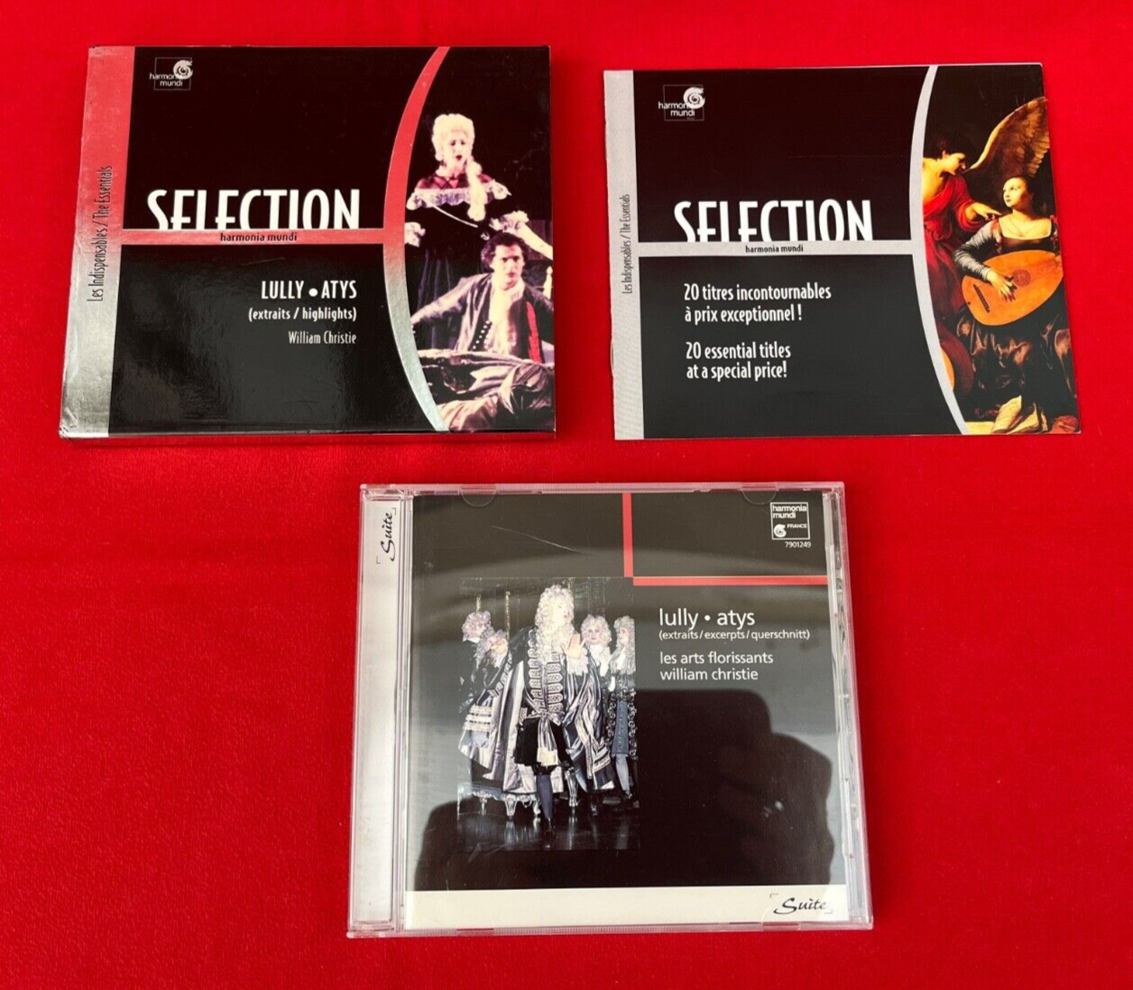 HARMONIA MUNDI:   J-B LULLY:   ATYS - HIGHLIGHTS CD - SUPER, SOUND CONDITION!