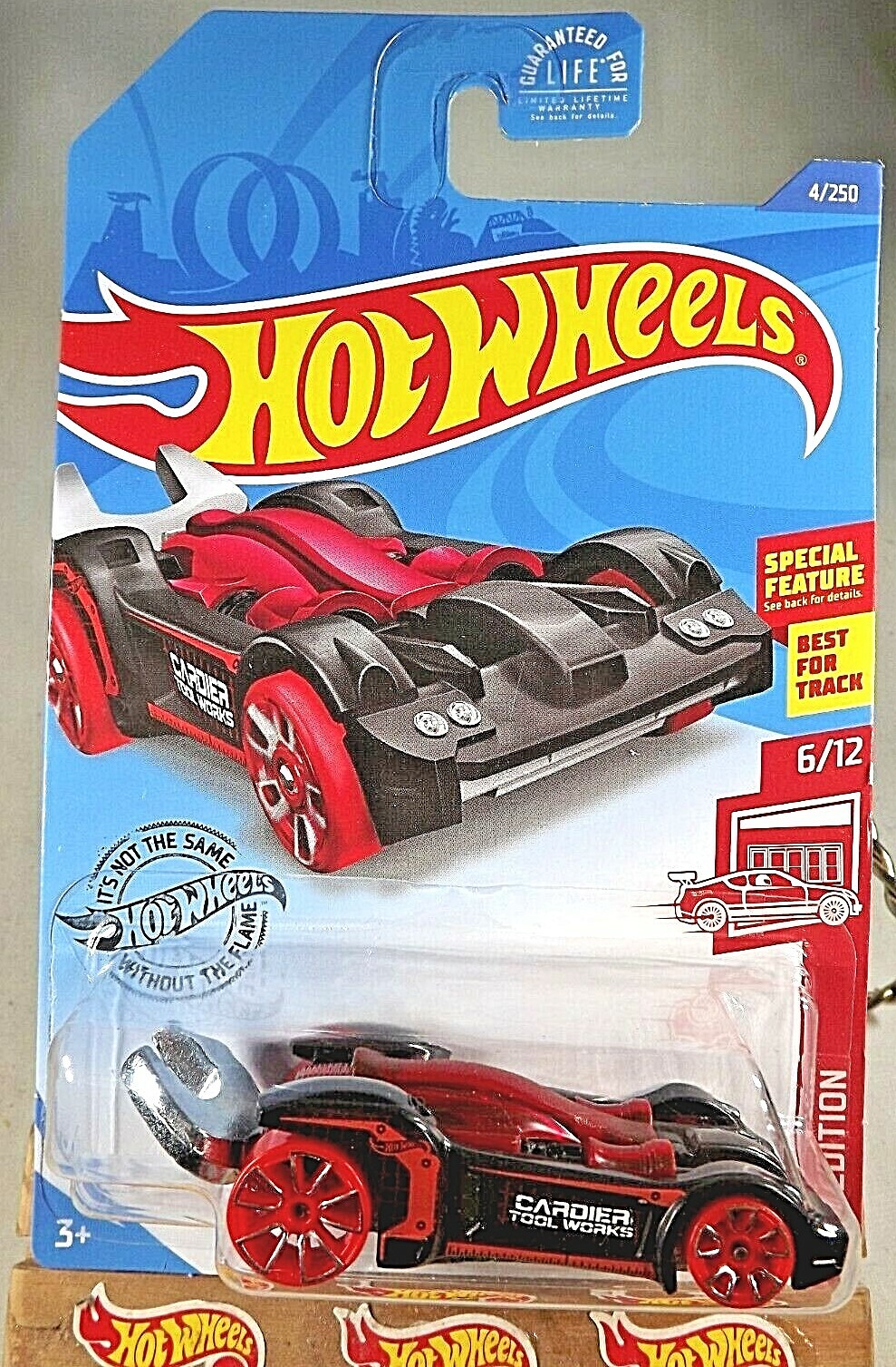 2020 Hot Wheels Target #4 Red Edition 6/12 TOOLIGAN Black w/Red Wheels Trap5 Sp