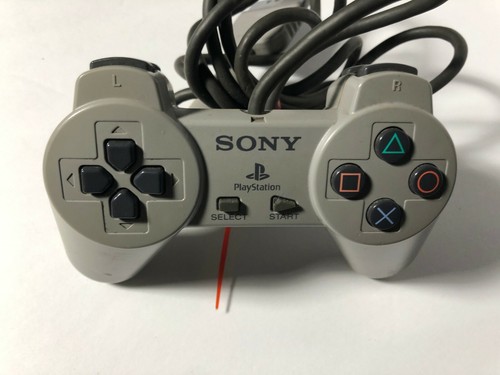 Sony Wired Game Controller For PlayStation 1 Non Dual Shock SCPH-1090 Gray - Picture 7 of 11