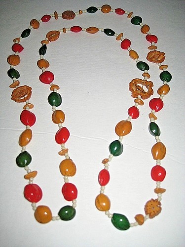 Vintage Christmas Garland Colorful 