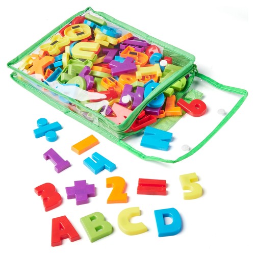 Magnetic Letters and Numbers, 120 Pieces, Baby and Toddler Toys - Picture 4 of 12