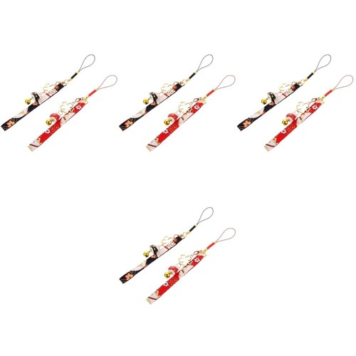 4 Count Pendant Phone Keychain Charm Kawaii for Mobile