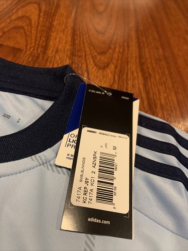 2015-16 Maglia Calcio Adidas Uomo Sporting Kansas City KC Home Medium M MLS US - Foto 7 di 10