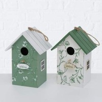 Vogelhaus Nistkasten Vogelvilla Brutkasten Holz Vogel Futter Kasten Haus
