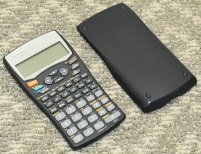 Sharp El-531w Advanced Scientific D.A.L. Calculator W/ Cover Power - NEEDS BATT