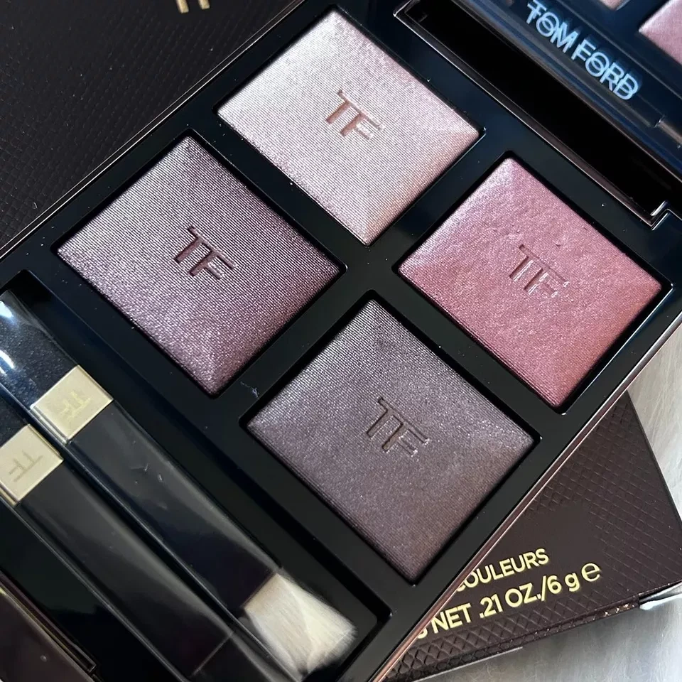 Nueva paleta de sombras de ojos TOM FORD color de ojos cuádruple ~ 03 calor corporal ~ tamaño completo 6 g/0,21 oz Foto 2 de 4