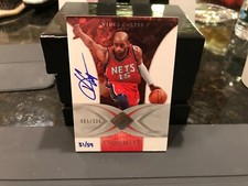 Exquisite Collection Buyback On Card Autograph Vince Carter 2006-2007 2009-2010