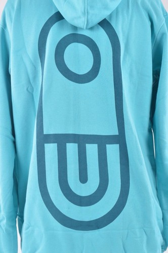 NWT MENS AIRBLASTER AIRPILL FULL ZIP UP HOODIE $70 turquoise hoodie air pill - Picture 3 of 5