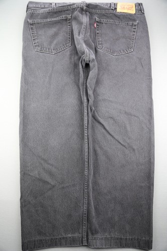 Jeans Uomo 2019 Levi's 505 Regular Fit Nero 100% Cotone Taglia 42x30 (Msr 42x27) - Foto 7 di 10