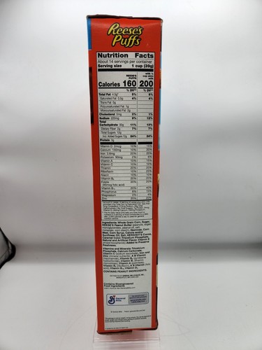 Kaws X Reese's Puffs Cereal Family Size Box Limited Edition New Sealed Collab - Picture 8 of 11