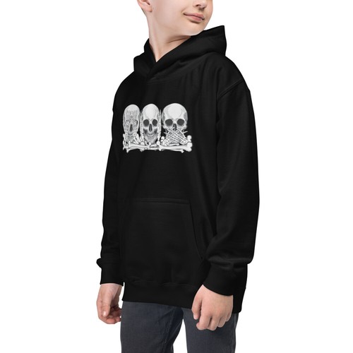 See No Evil, Hear No Evil, Say No Evil Boy and girl - Kids Hoodie - Picture 5 of 13