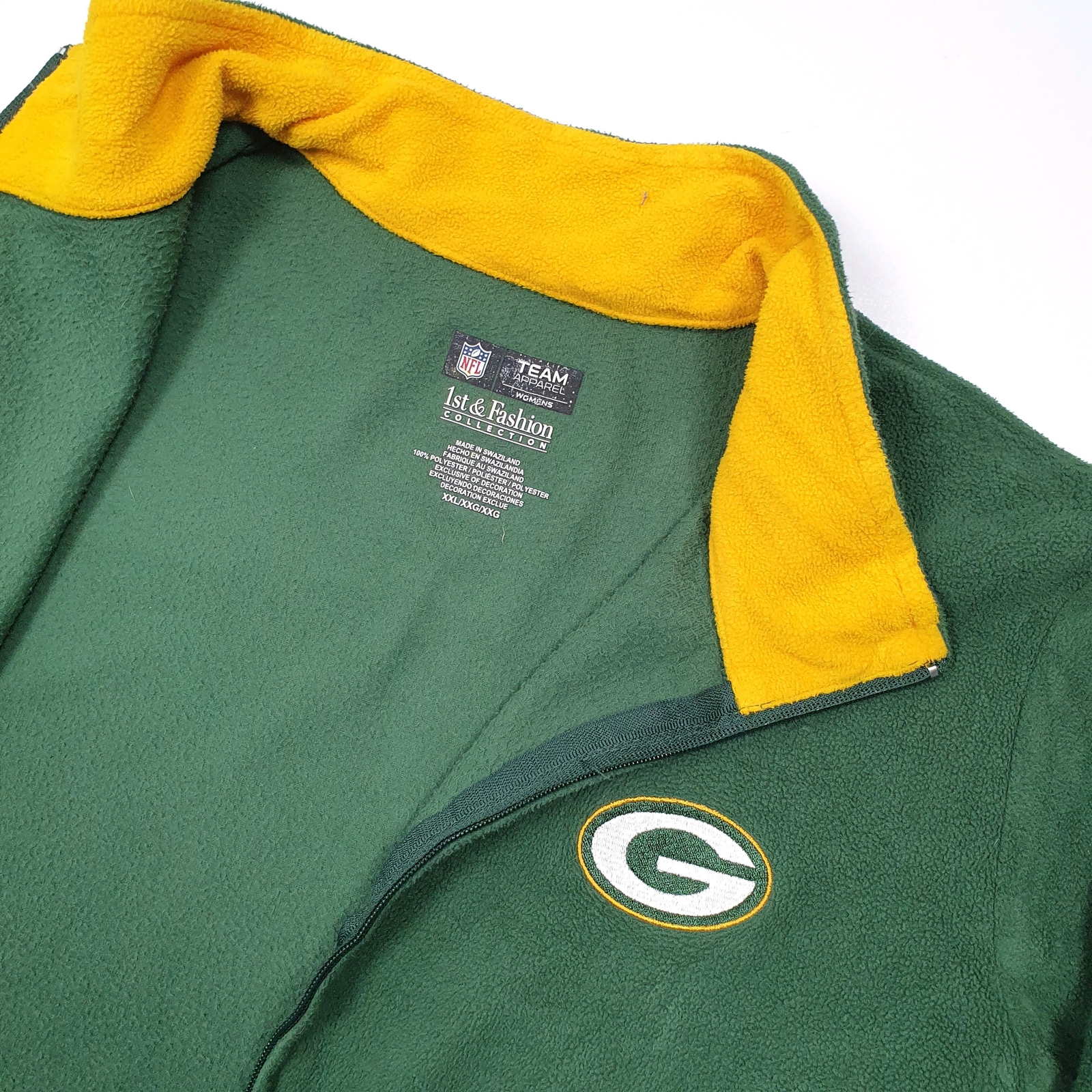 Womens NFL Polyester Full Zip Fleece Jumper XXL image 3