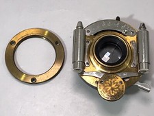 Goerz Berlin 120mm f/6.8 Doppel Anastigmat Ser III Dagor Lens with B L Shutter