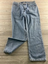 Carhartt Jeans Mens Relaxed Fit Straight Leg Light Wash Denim Blue sz unknown