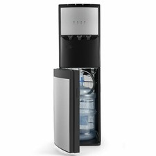 Bottom Loading Hot Cold Water Dispenser Stainless Steel Safety Lock 3Temperature