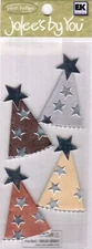 Party Hats, foil scrapbook 3D embellishment Jolee's by You JJCA010